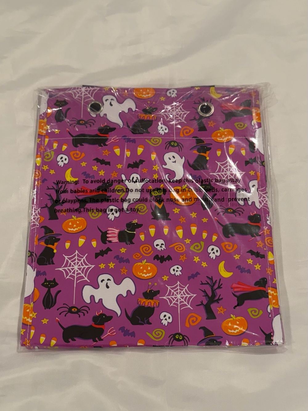NWT Scout Reusable Gift Bag Halloween Trick-or-Treat Tote (Square X-Large) - Picture 6 of 10